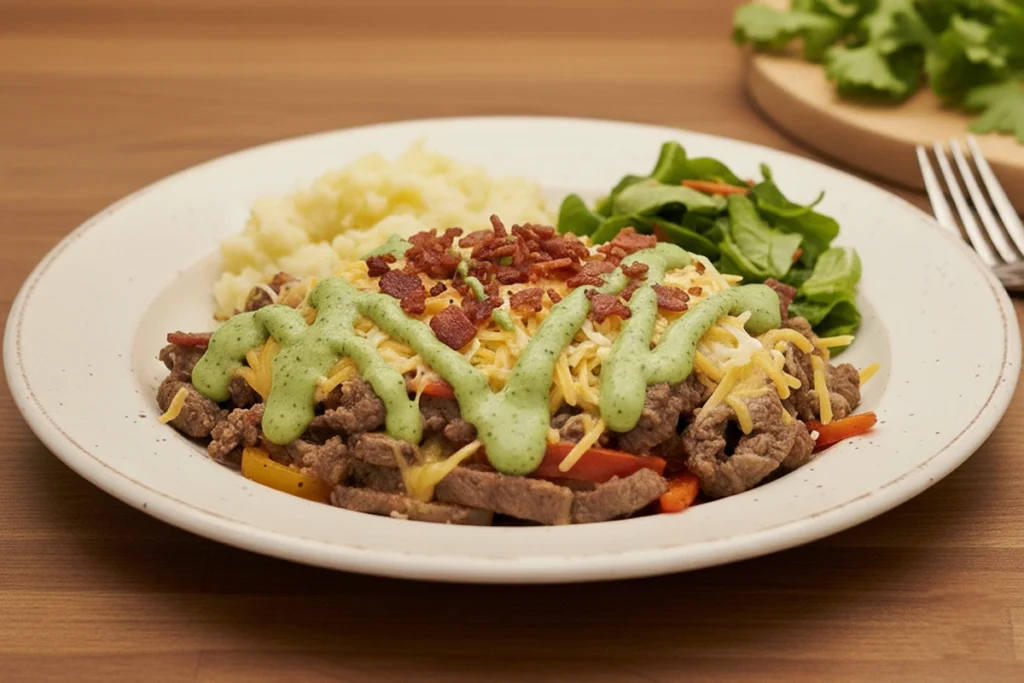 Luby's Bacon Cheese Steak Recipe