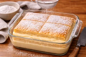 Vanilla Custard Cream Squares